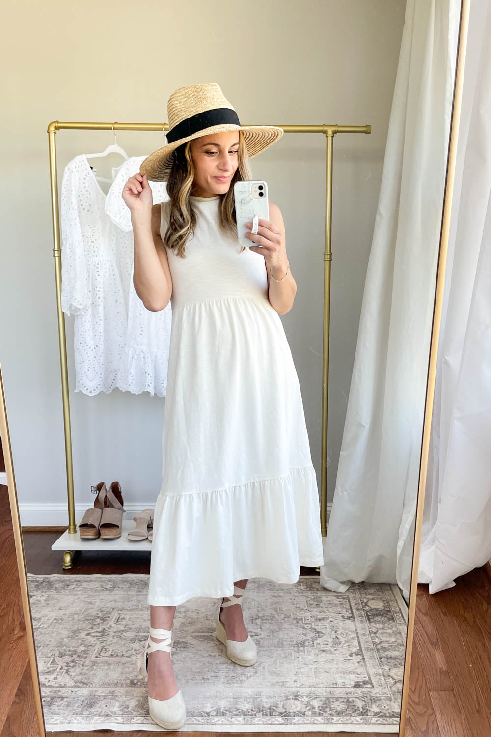 Morphium white dress pumps 