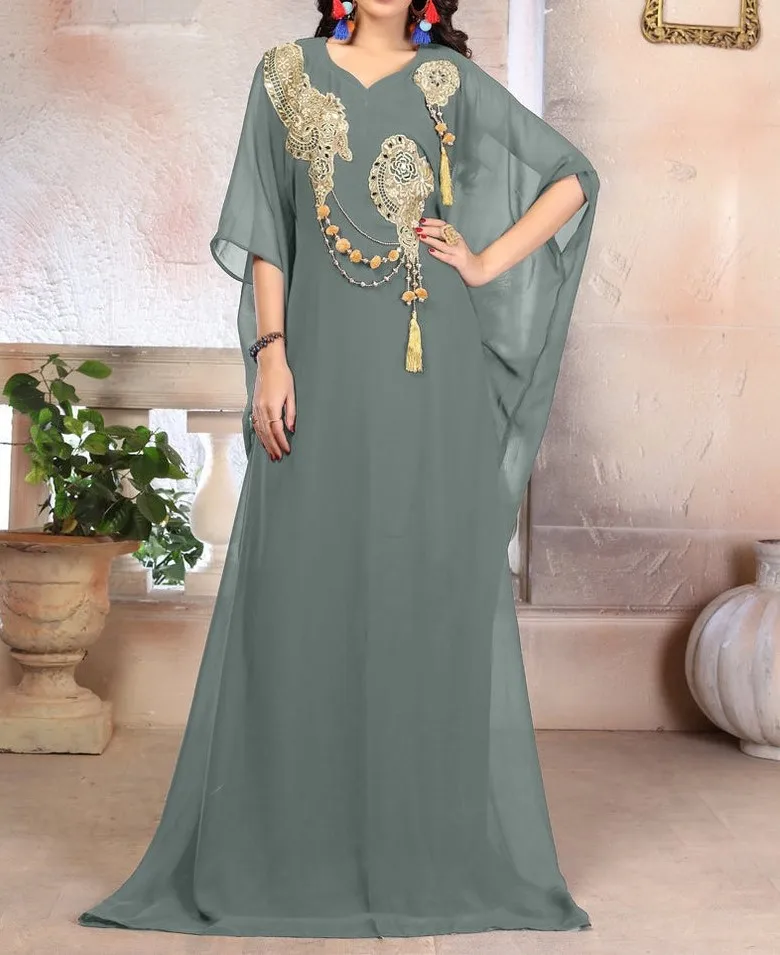 Latest Abaya Designs Muslim Women Long 