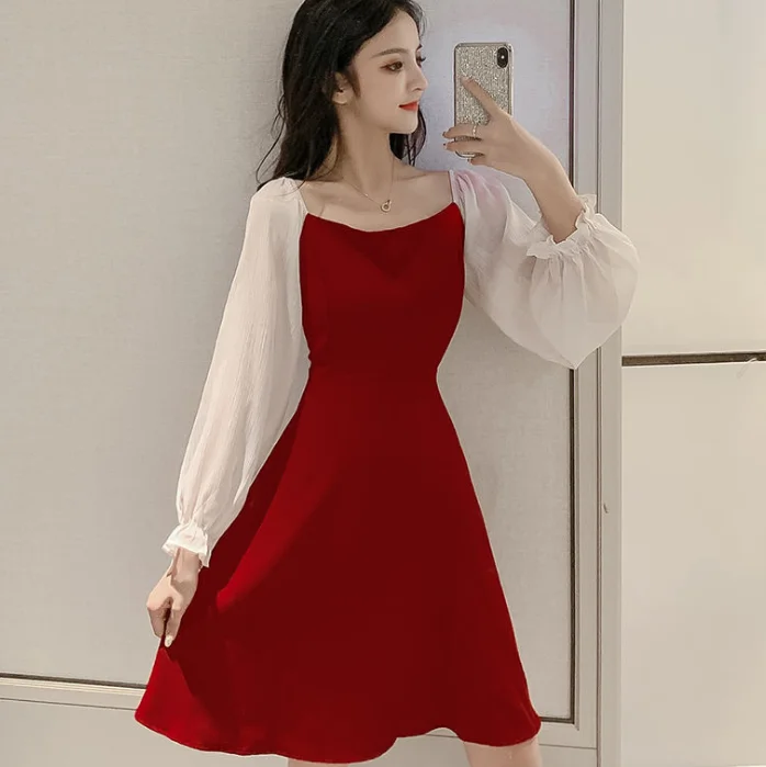 New Design Korean Fashion Dresses Lady 